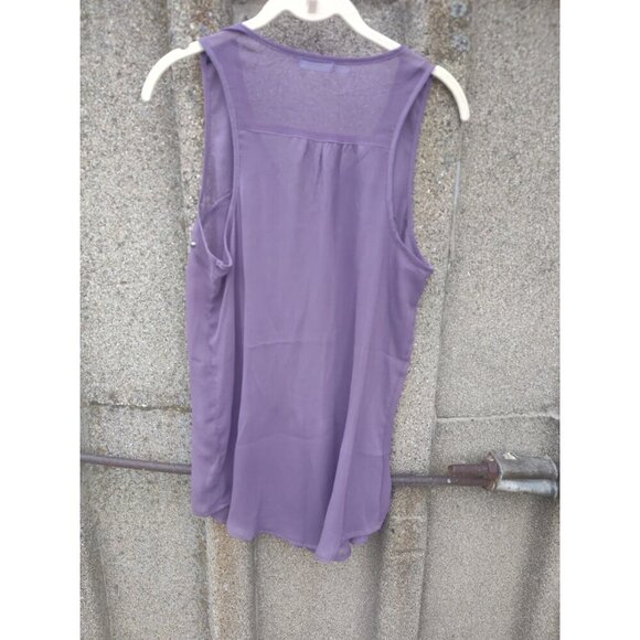 Maurices Women's Purple Semi-Sheer Summer Tank Top Medium - Picture 4 of 4